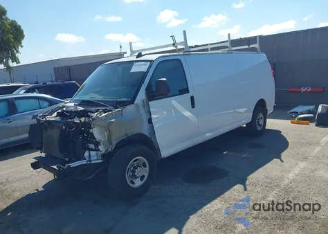 2021 Chevrolet Express Cargo Rwd 2500 Extended Wheelbase Wt z USA, uszkodzony, nr VIN 1GCWGBFP4M1204161